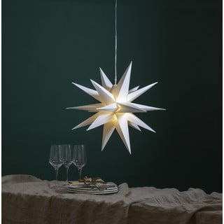 Bílá vánoční venkovní světelná LED dekorace Star Trading Alice, ø 57 cm