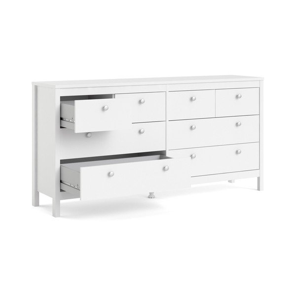 Bílá nízká komoda 159x80 cm Madrid – Tvilum-image-2