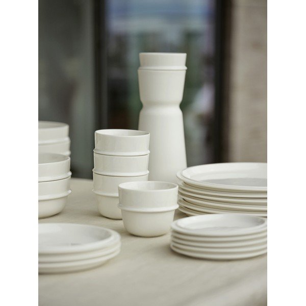 Krémový porcelánový talíř ø 24 cm Eau – Zone-image-3