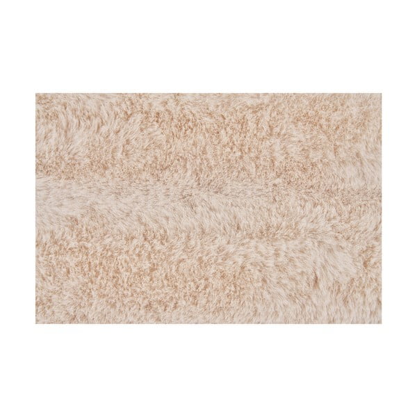 Krémová deka z umělé kožešiny 130x180 cm Galena – House Nordic-image-4