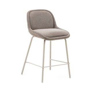 Barová židle šedobéžová (výška sedáku 65 cm) Aimin – Kave Home