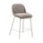 Barová židle šedobéžová (výška sedáku 65 cm) Aimin – Kave Home