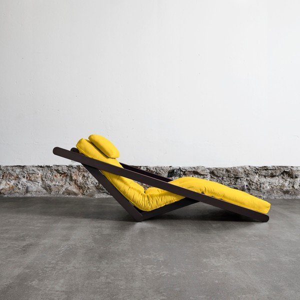 Variabilní lenoška Karup Figo Wenge/Amarillo-image-1