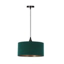 Závěsné svítidlo v petrolejové barvě s textilním stínidlem ø 30 cm Maloto – Candellux Lighting