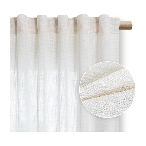 Krémový závěs 140x270 cm Valeta – Restilo