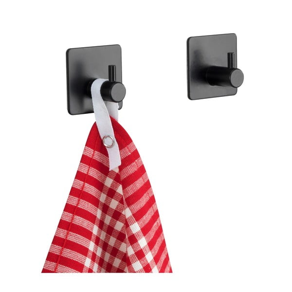 Samodržící háčky z nerezové oceli v sadě 2 ks Ureo – Wenko-image-2