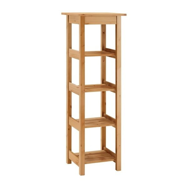 Vysoká knihovna z masivního borovicového dřeva Støraa Trine-image-1