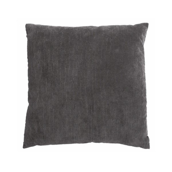 Šedý polštář ZicZac Corduroy