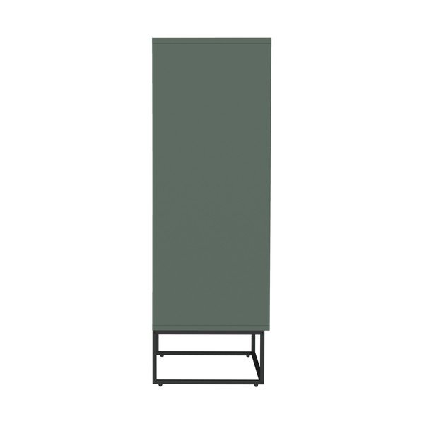 Šedozelená vysoká komoda 60x127 cm Lipp - Tenzo-image-3