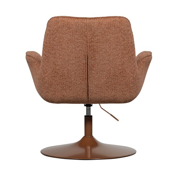 Oranžové křeslo s nastavitelnou výškou sedadla Marten – WOOOD-image-4