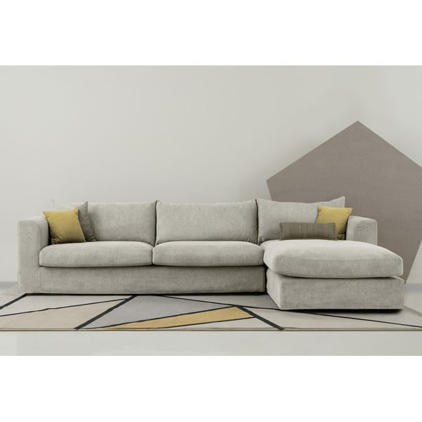 Světle šedá rohová pohovka (pravý roh) Asgard – Scandic-image-1