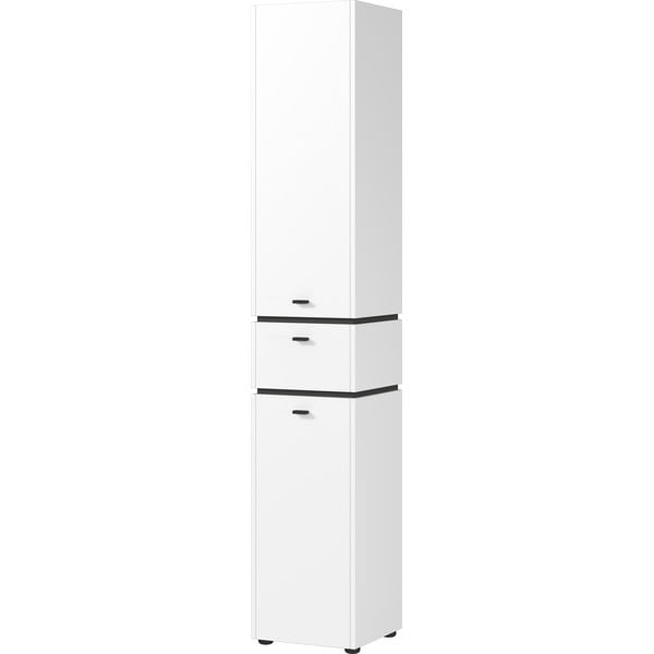 Bílá vysoká koupelnová skříňka 34x189 cm Modesto – Germania-image-2