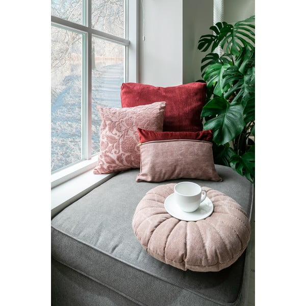 Hnědý dekorativní polštář Tiseco Home Studio Ribbed, 60 x 60 cm-image-2