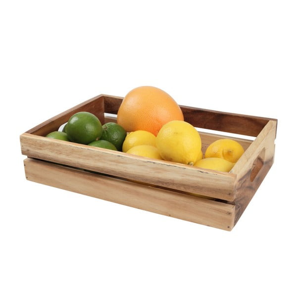 Střední přenoska z akáciového dřeva T&G Woodware Baroque Plain-image-1