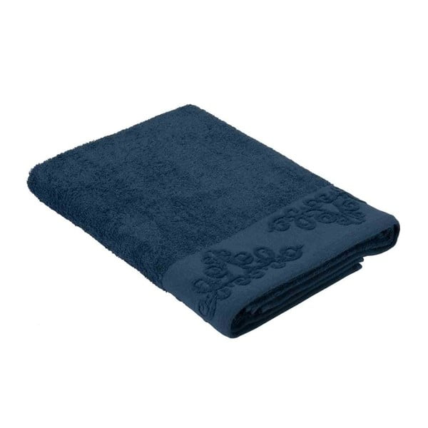 Modrý ručník z bavlny Bella Maison Damask, 30 x 50 cm