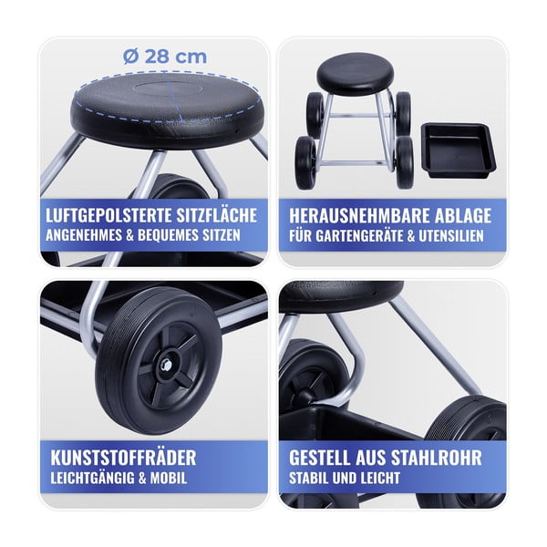 Multifunkční zahradní stolička Secura – Maximex-image-4