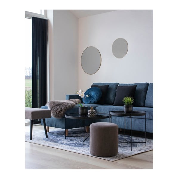 Šedý puf House Nordic Ejby, ø 34 cm-image-1