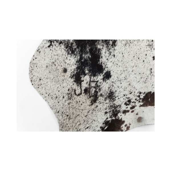 Bílo-hnědý koberec z hovězí kůže Kare Design Hide, 190 x 150 cm-image-2