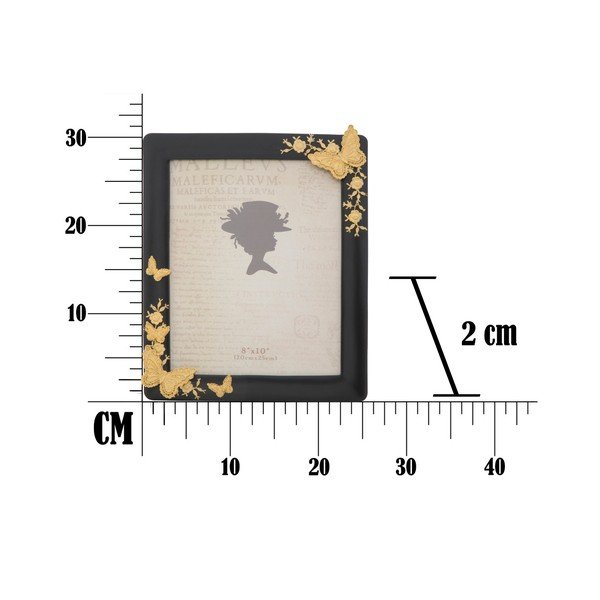 Žlutý fotorámeček v pryskyřicovém rámu Mauro Ferretti Glam, 20 x 25 cm-image-1