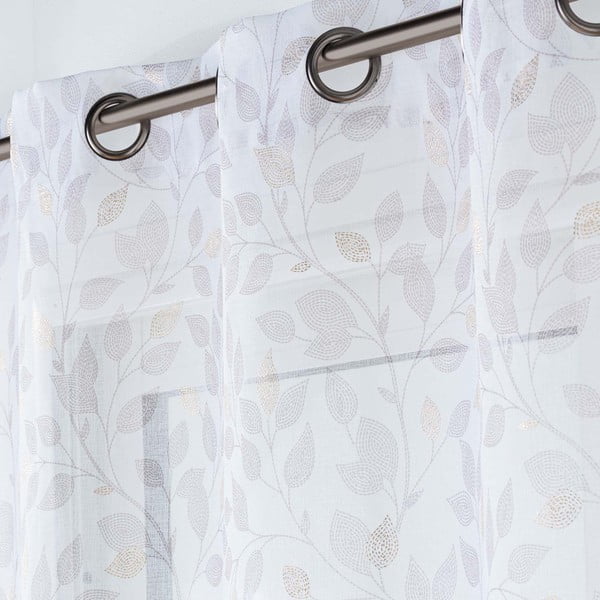 Bílá voálová záclona 140x240 cm Duchesse – douceur d'intérieur-image-2