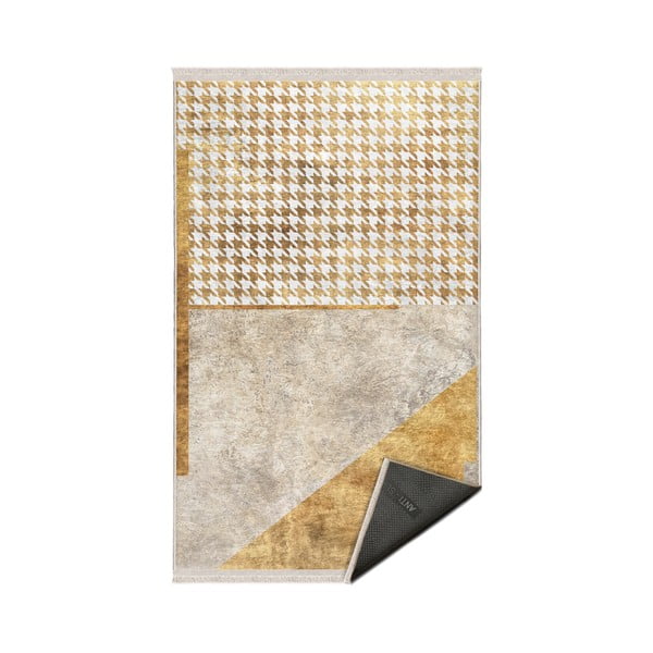 Koberec v béžovo-zlaté barvě 80x150 cm – Mila Home