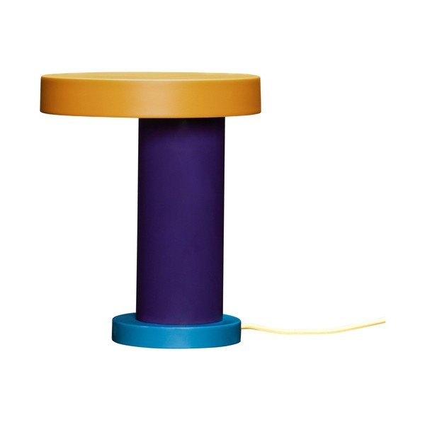 Fialová LED stmívatelná stolní lampa (výška 25 cm) Magic – Hübsch