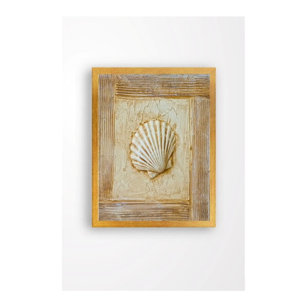 Nástěnný obraz na plátně Tablo Center Seashell, 29 x 24 cm