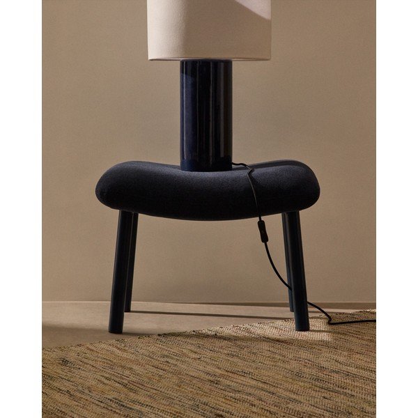 Tmavě modrá podnožka Inari – Kave Home-image-3