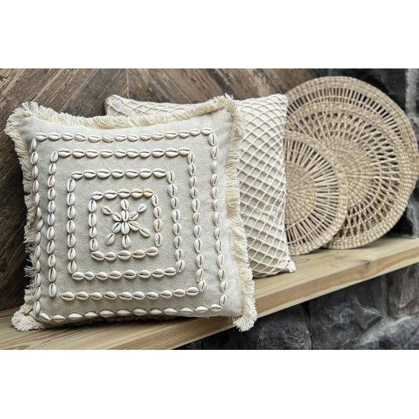 Bavlněný povlak na polštář 43x43 cm Seashells – Mioli Decor-image-4