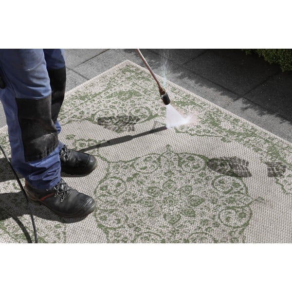 Zeleno-béžový venkovní koberec Ragami Oslo, 80 x 150 cm-image-4