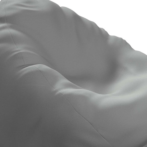 Šedý sedací vak Happiness - Yellow Tipi-image-1