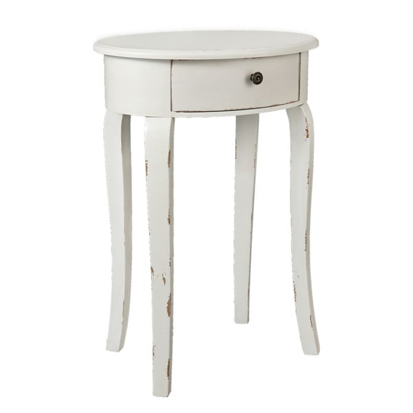 Bílý konzolový stolek Clayre & Eef Damme
