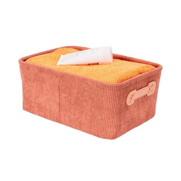 Růžový úložný box Wenko Anela, 28 x 12 cm-image-2