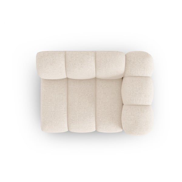 Krémový modul pohovky (pravý roh) Lupine – Micadoni Home-image-3