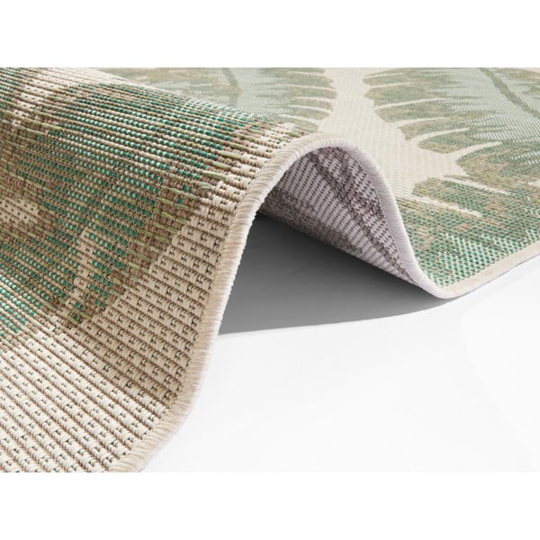 Zeleno-béžový venkovní koberec Ragami Leaf, 180 x 280 cm-image-1