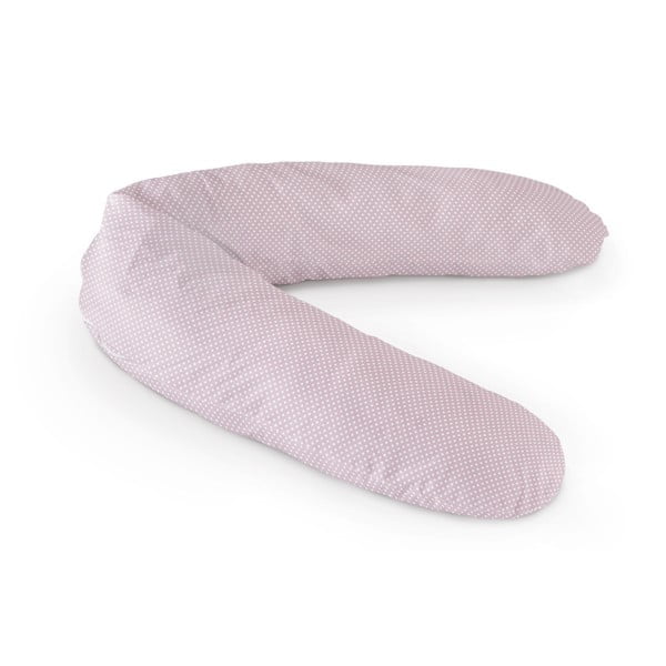 Růžový kojicí polštář Naf Naf Chic, 145 x 25 cm