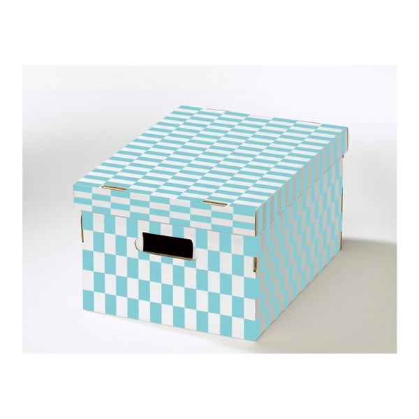Sada 2 krabic s víkem z vlnité lepenky Compactor Joy, 40 x 29 x 21 cm