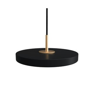 Černé LED závěsné svítidlo s kovovým stínidlem ø 15 cm Asteria Micro – UMAGE