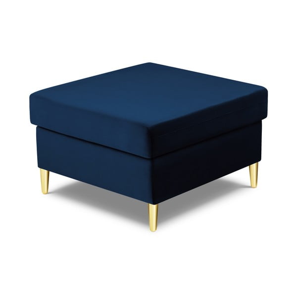 Modrá sametová podnožka Kyoto – Cosmopolitan Design-image-2