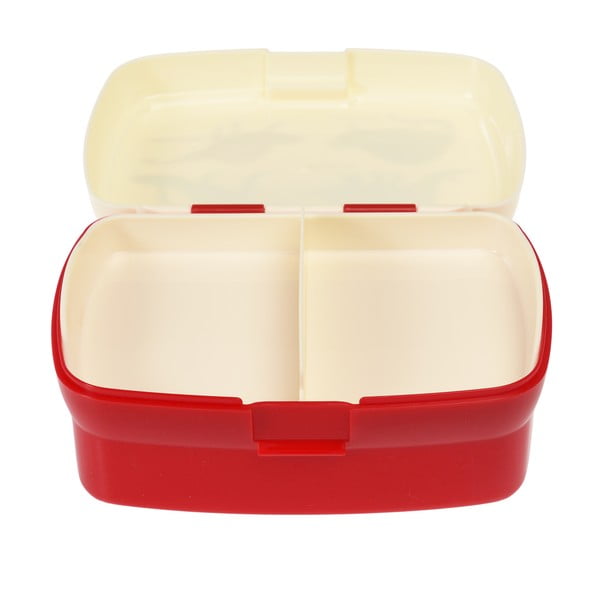 Červený/krémový dětský svačinový box Prehistoric Land – Rex London-image-2