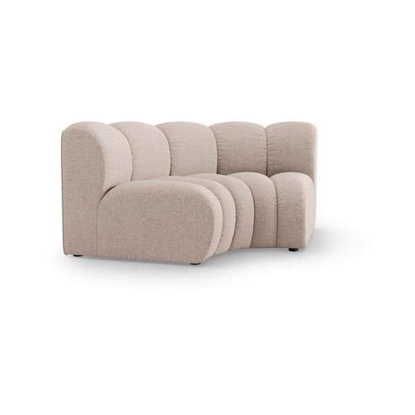 Béžový žinylkový modul pohovky (variabilní roh) Lupine – Micadoni -image-1