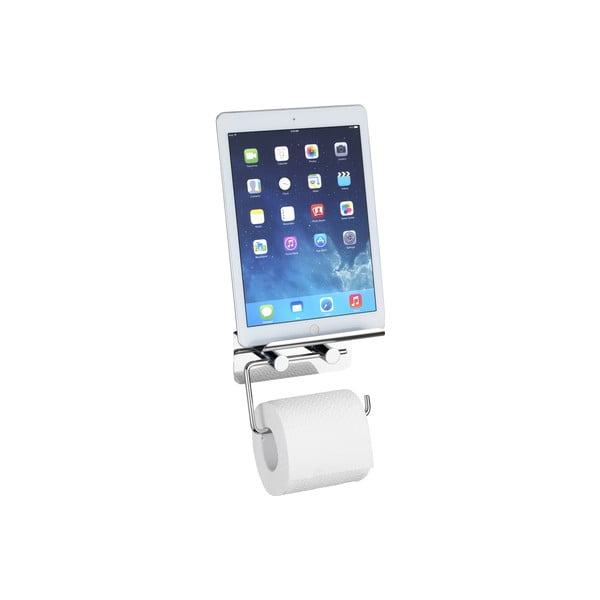 Samodržící držák na toaletní papír se stojanem na telefon Wenko-image-1