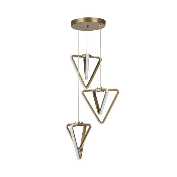 Kovové LED závěsné svítidlo v bronzové barvě ø 20 cm Baris – Squid Lighting