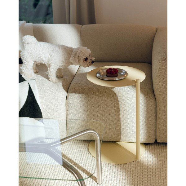 Ocelový kulatý odkládací stolek 41x40 cm Ande – noo.ma-image-3