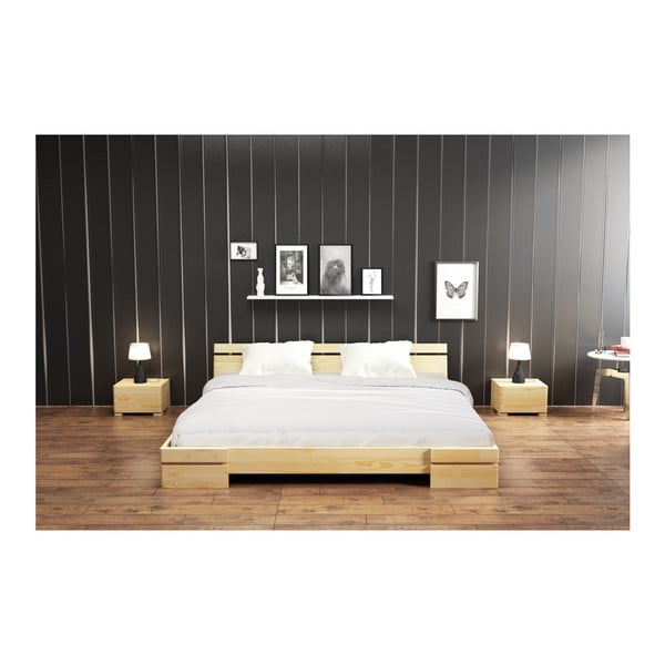 Dvoulůžková postel z borovicového dřeva SKANDICA Sparta, 160 x 200 cm-image-4