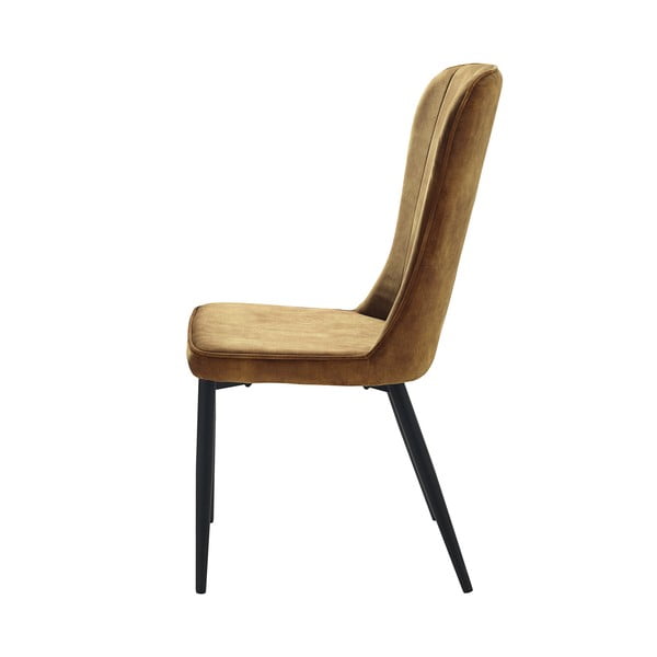 Žlutá jídelní židle Unique Furniture Hudson-image-2