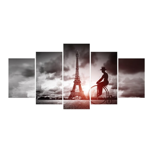 Vícedílný obraz La Maison Des Couleurs Eiffel