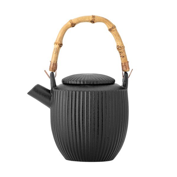 Černá kameninová konvice na čaj 850 ml Neri – Bloomingville