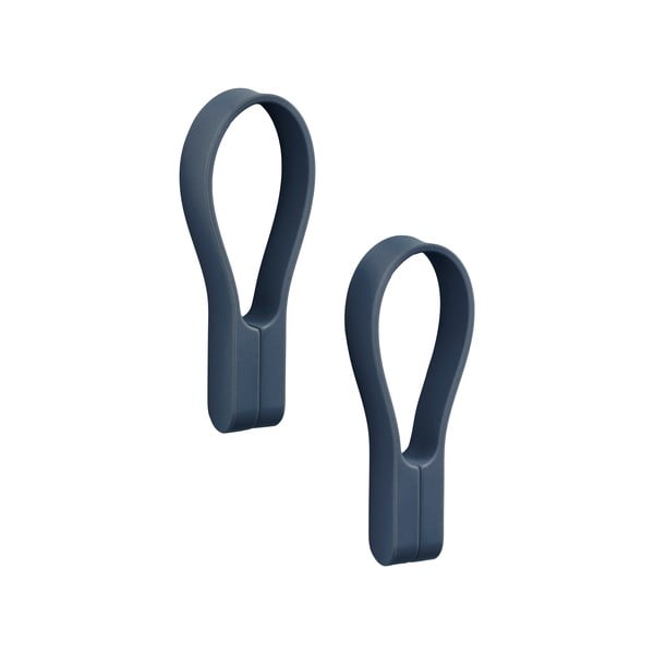 Modré silikonové poutko 2 ks Loop – Zone