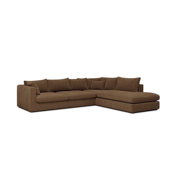 Hnědá rohová pohovka (pravý roh) Comfy – Scandic-image-1